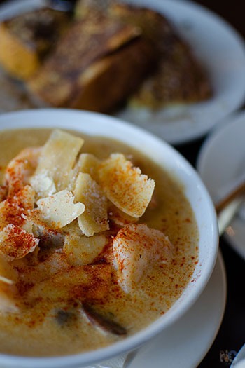 Best Brunch in Durham NC Beyu Caffe Shrimp and Grits Image
