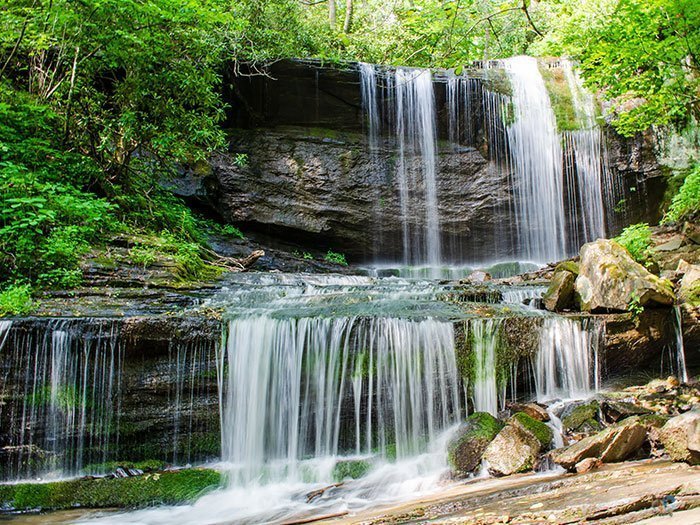 Little Switzerland NC Grassy Creek Falls Image