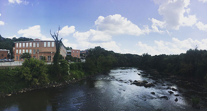 Saxapahaw NC Haw River image