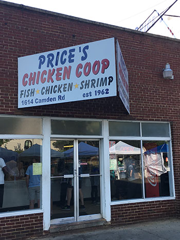 Prices Chicken Coop Charlotte restaurants