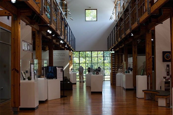 NC Pottery Center Seagrove Pottery Interior