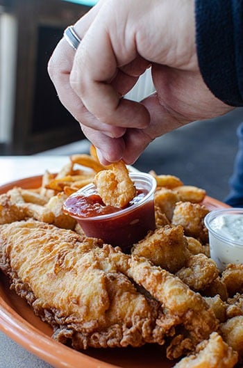 Fish & Chips on the ocean in Wilmington NC