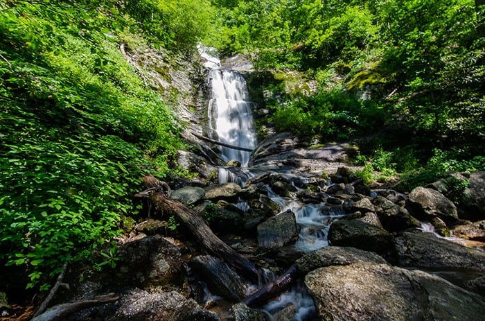 Tom's Creek Falls in Marion, NC