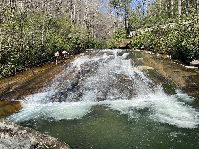 Forest Heritage Scenic Byway Sliding Rock NC