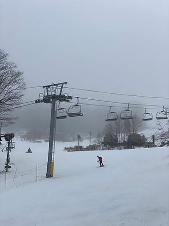 Winter in Boone NC Beech Mountin Ski Resort