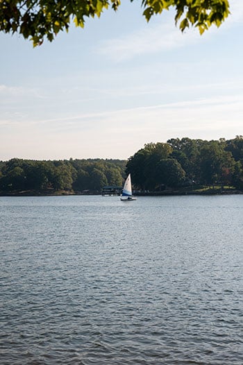 boating at lake norman