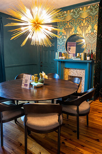 The Magnolia House dining space