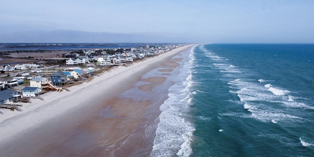 Map of Topsail Island + Nearby Places 200 Great Attractions