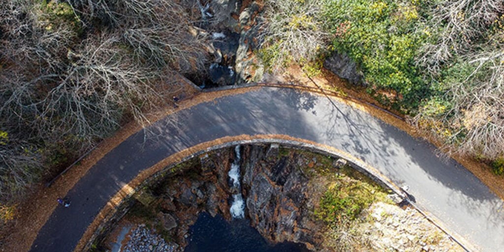 Roadside Waterfalls in North Carolina