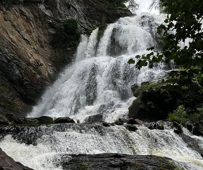 Cullasaja Falls near Highlands NC Image by NC Tripping