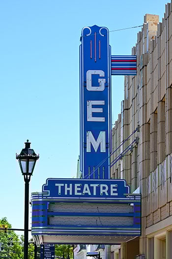 The Gem theatre Kannapolis NC Photo by NC Tripping