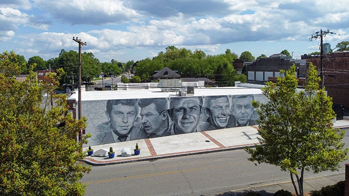 Mount Airy NC Andy Griffith Mural