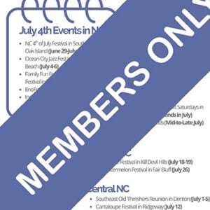 July in North Carolina Printable Travel Guide