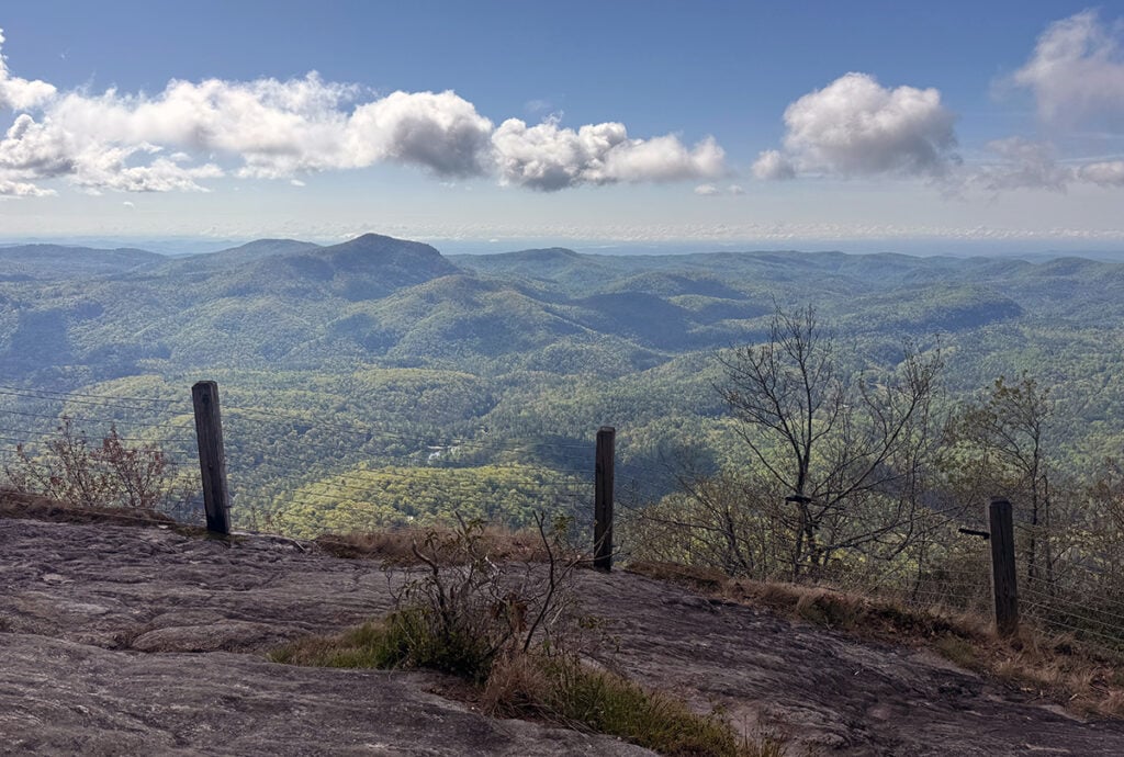 View from Whiteside Mountain Western NC Image by NC Tripping