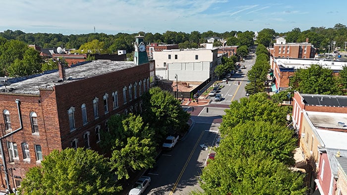 Statesville drone downtown