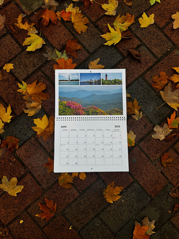 2025 North Carolina Travel Wall Calendar by NC Tripping - Image 3