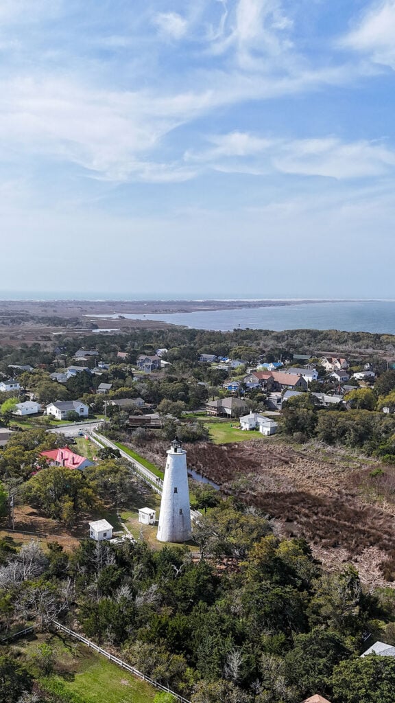ocracoke lighthouse portrait