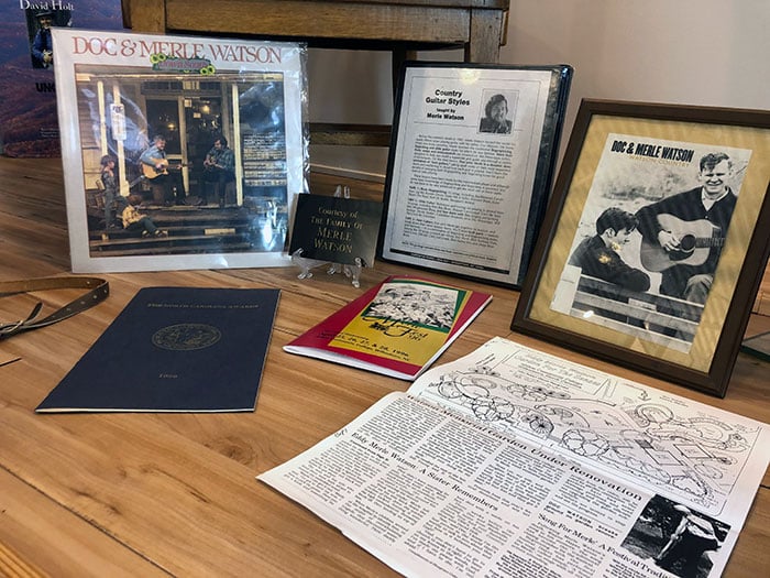 NC Music Hall of Fame Kannapolis NC Doc Watson Merle Watson Image by NC Tripping