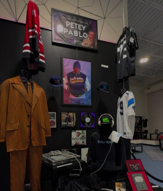 NC Music Hall of Fame Kannapolis NC Petey Pablo Exhibit Image by NC Tripping
