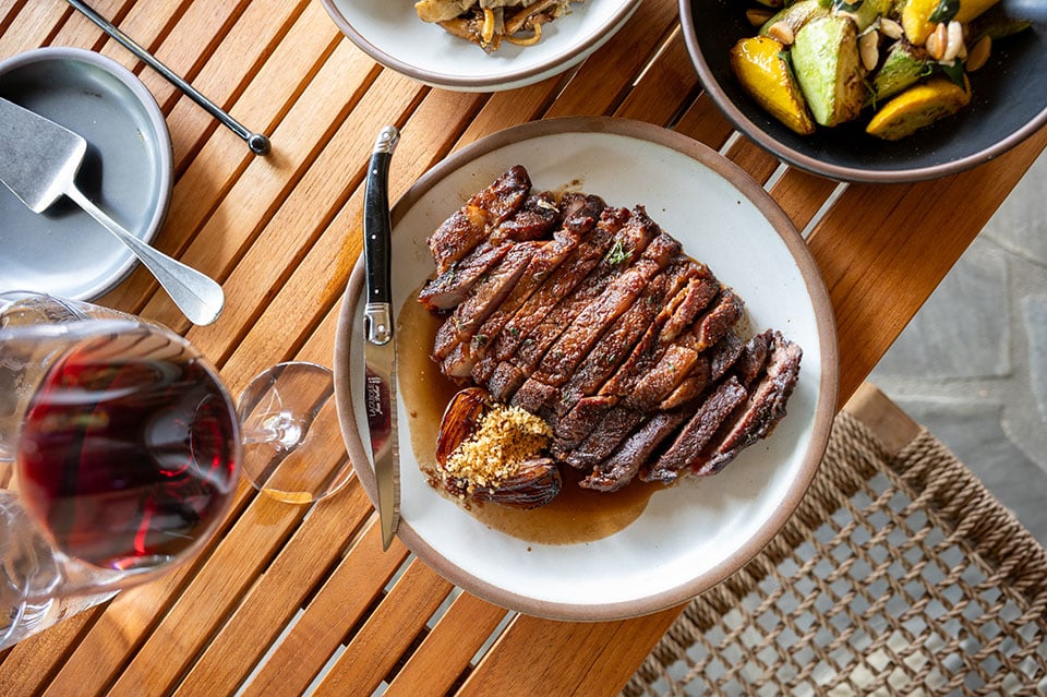 Cataloochee Ranch Food prime rib