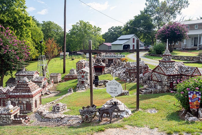 Shangri La Stone Village Prospect Hill NC Oddities Image by NC Tripping