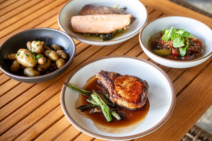 Cataloochee Ranch Food pork chop Image by NC Tripping