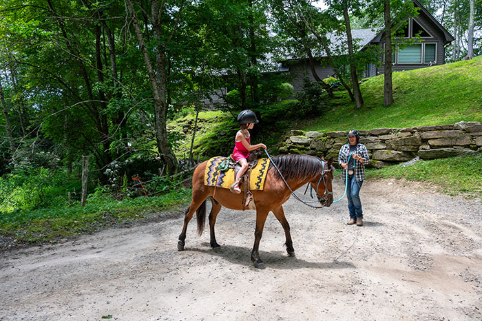 Cataloochee Ranch Horseriding Activities Image by NC Tripping