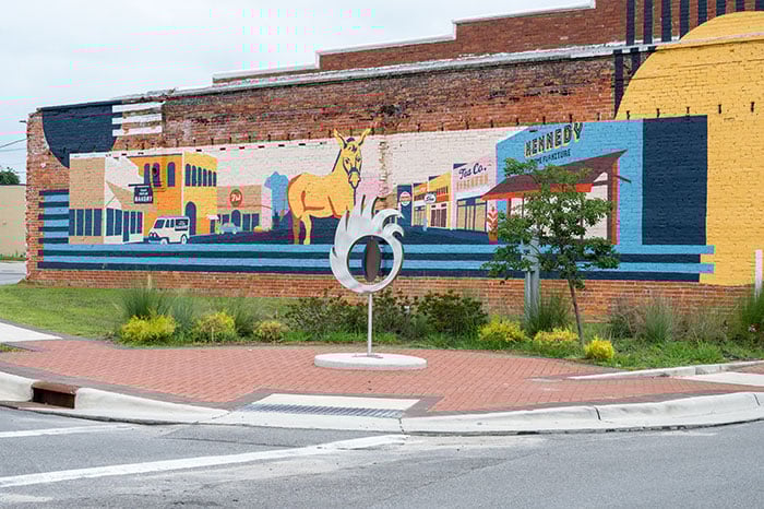 Greenville mural uptown
