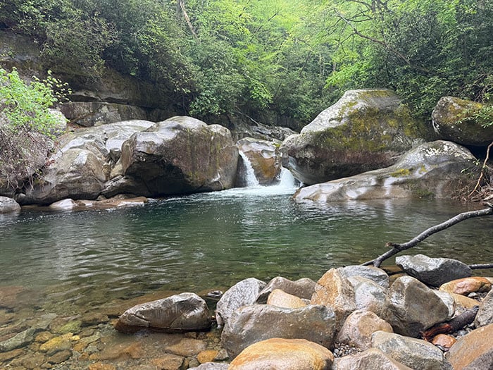 Midnight Hole Mouse Creek Falls NC Image by NC Tripping
