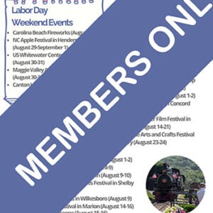 August in North Carolina Printable Travel Guide