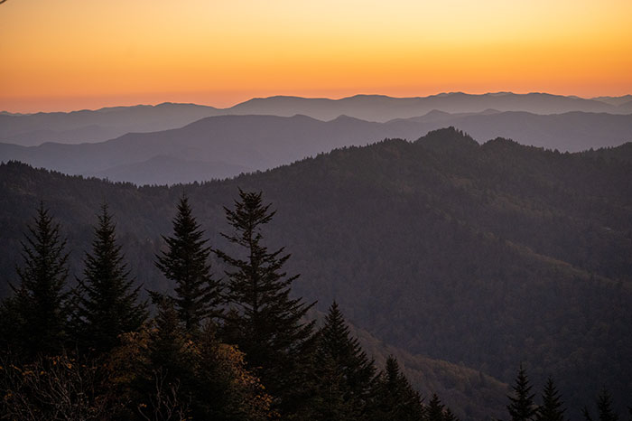 waterrock knob sunset 2025 14
