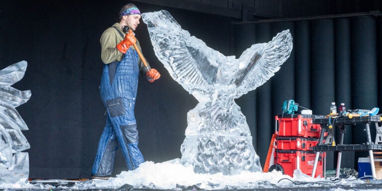 Visit Haywood Ice Fest NC Travel Guide Image by NC Tripping