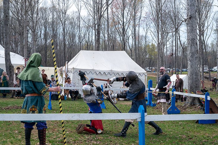 The Viking Experience Festival Oxford NC Live Combat Demonstration Image by NC Tripping