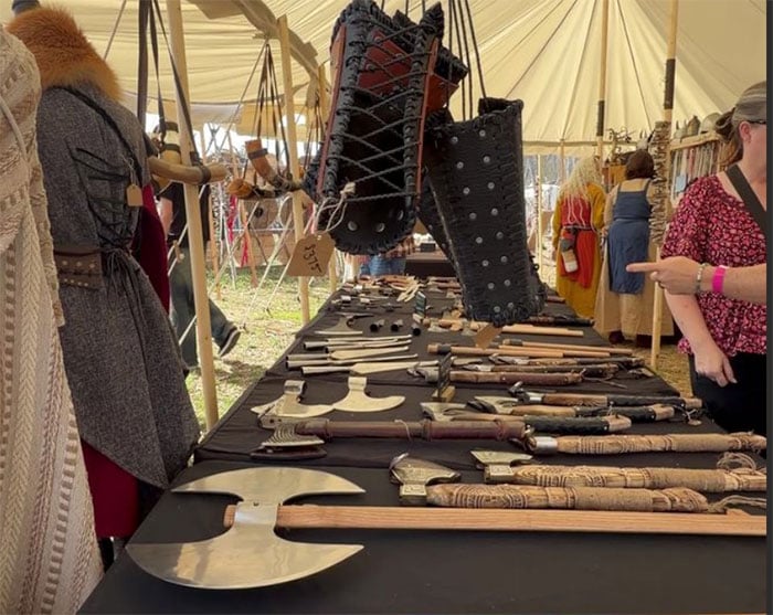 The Viking Experience Festival Oxford NC Product Vendors Image by NC Tripping
