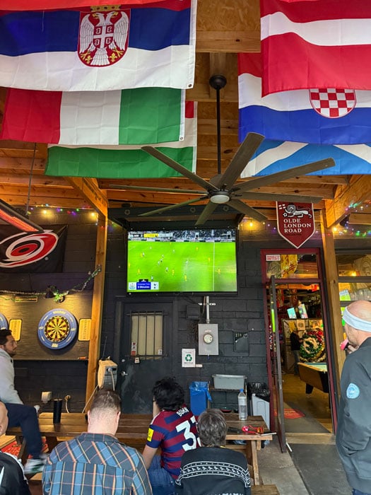 Where to Watch the World Cup in Asheville North Carolina Olde London Road Image by NC Tripping