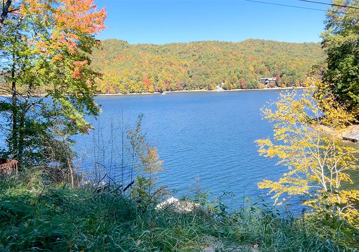 Nantahala Lake NC Fall Image by NC Tripping