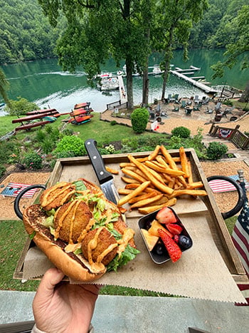 food at lakes end cafe nantahala lake