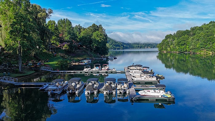 nantahala lake drone 9
