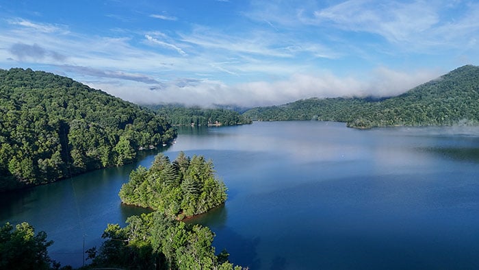 nantahala lake drone