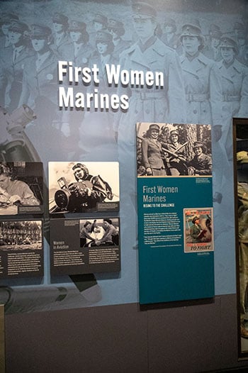 Carolina Musuem of the Marine first women marines