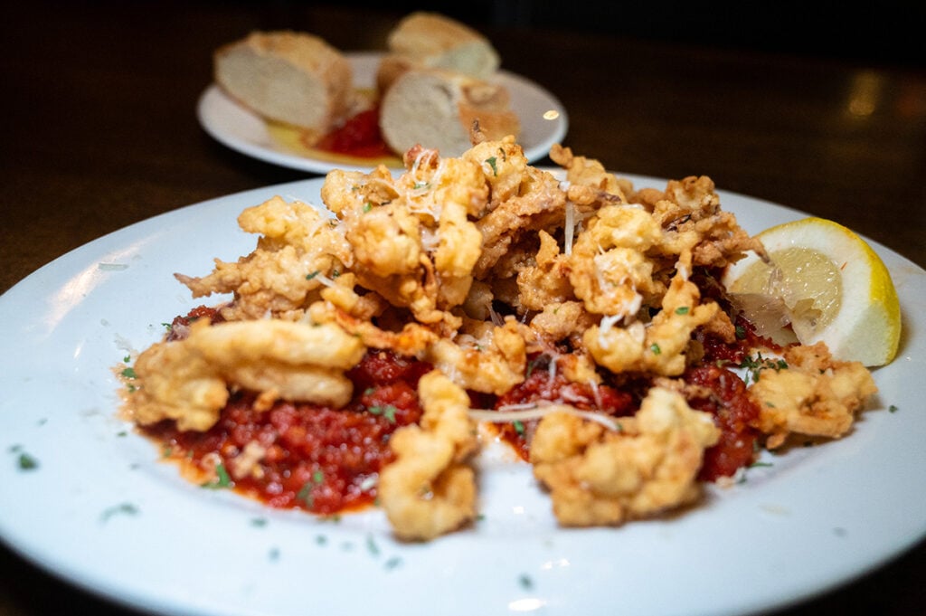 Caffe REL calamari Franklin NC Image by NC Tripping